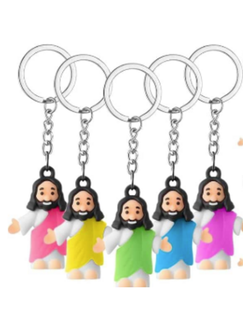 Spiritus (New Day) Mini Jesus Keychain - Glow in The Dark