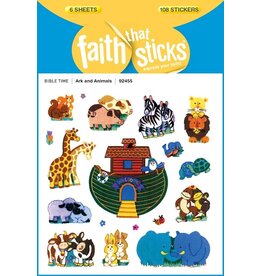 Faith That Sticks Ark & Animals Sticker - 6 Sheets