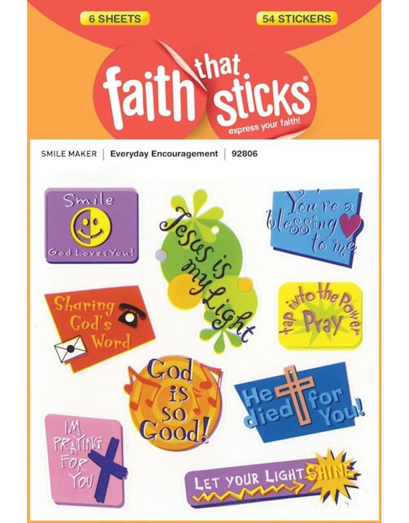 Faith That Sticks Everyday Encouragement Sticker - 6 Sheets