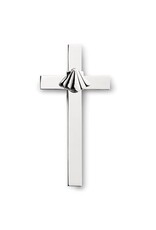 Roman, Inc Baptism Wall Cross with Shell - Silver-Tone