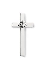 Roman, Inc Baptism Wall Cross with Shell - Silver-Tone