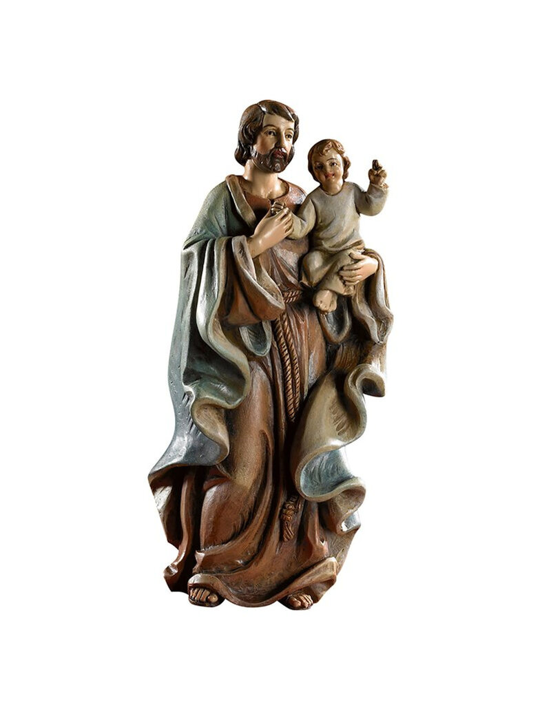 Christian Brands 4" H Saint Joseph with Child Statue