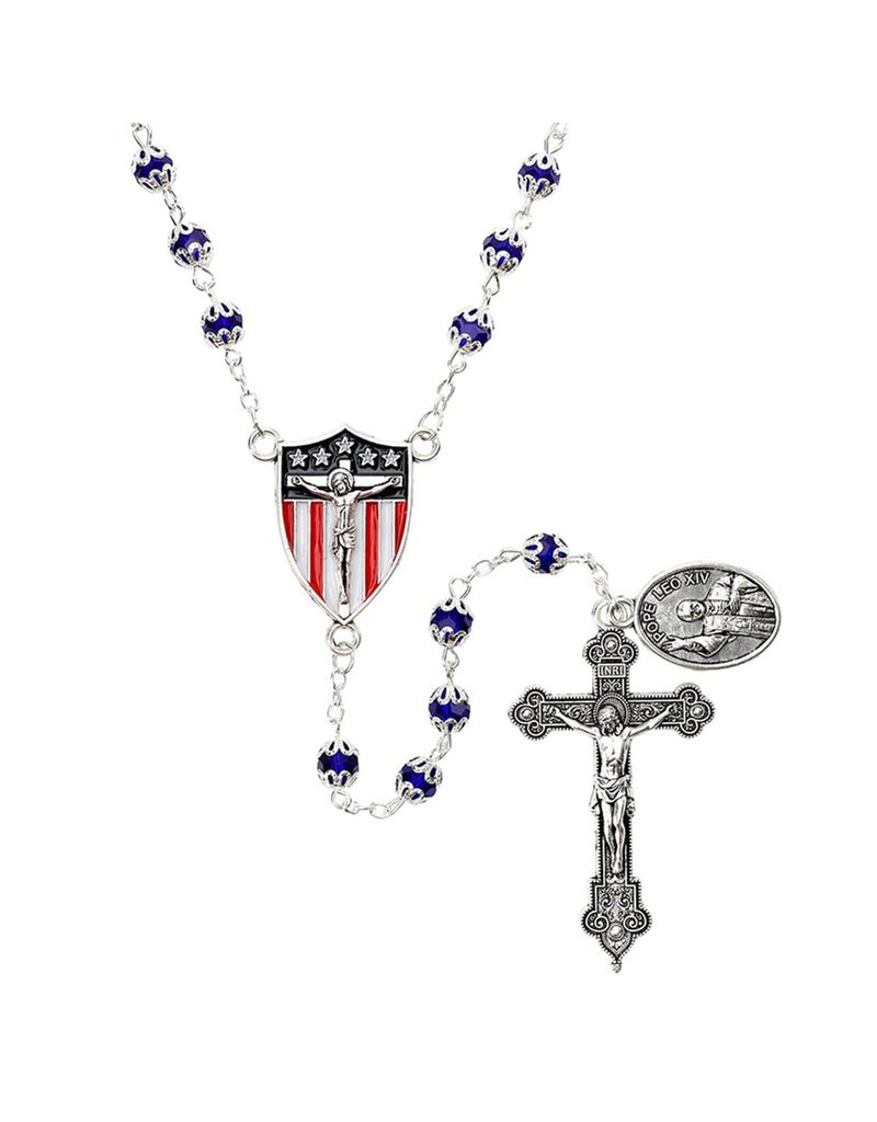 Christian Brands Pope Leo XIV Sapphire Rosary