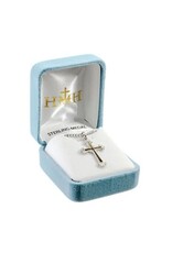 HMH Religious Two-Tone Sterling Silver Cross