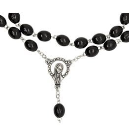 Lumen Mundi Black Wood Rosary
