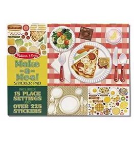 Melissa & Doug Reusable Sticker Pad: Make-A-Meal (Ages 3+)
