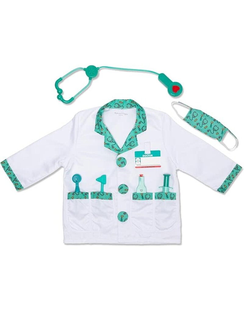 Melissa & Doug Melissa & Doug Doctor Role Play Costume Dress-Up Set (7 pcs)