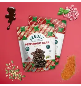 Seedly, Peppermint, Dark Chocolate Bark, 3.6 oz.
