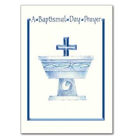 Altar + Home A Baptismal Day Prayer Baptism Greeting Card