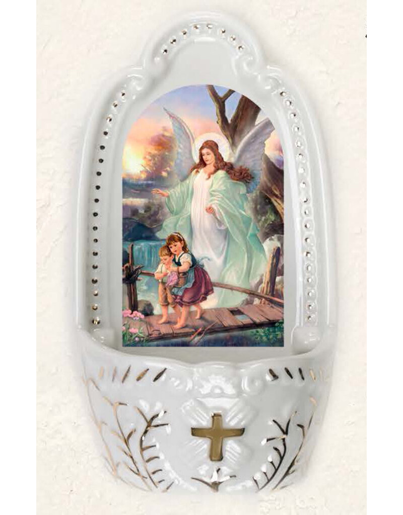 Lumen Mundi Guardian Angel Holy Water Font