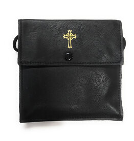 Oremus Mercy Large Leather Hospital Burse