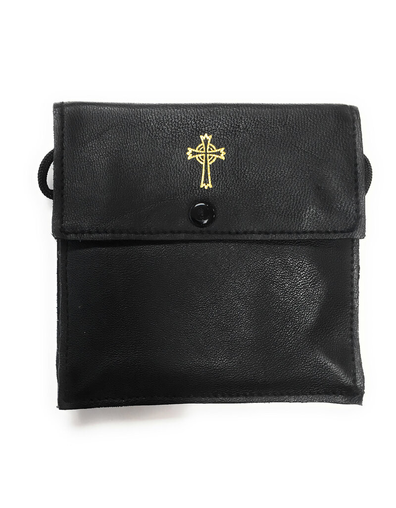 Oremus Mercy Large Leather Hospital Burse