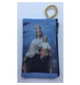 Oremus Mercy Our Lady of Mt. Carmel Rosary Pouch