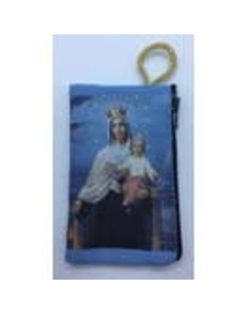 Oremus Mercy Our Lady of Mt. Carmel Rosary Pouch