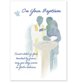Altar + Home On Your Baptism - Baptism Congratulations Card