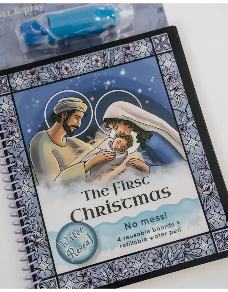 Gather and Pray Water Reveal Cards-First Christmas
