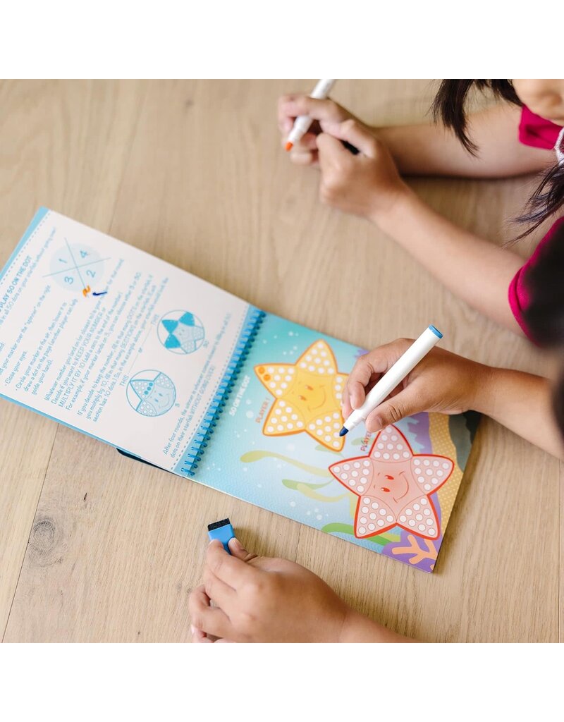 Melissa & Doug On The Go - Write On/Wipe Off Activity Games Pad