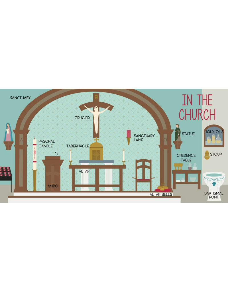 Paraclete Press Look and Learn - Toddler Edition: First Words for Catholic Kids