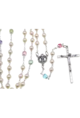 Devon Trading Company Multicolored Pearl Tincut Rosary