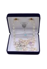 Devon Trading Company Multicolored Pearl Tincut Rosary