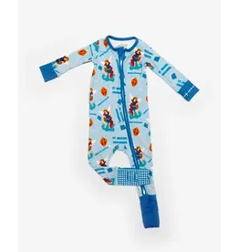 St Michael the Archangel Footie Baby Pajamas (0-3 Months)