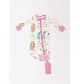 Our Lady of Guadalupe Footie Baby Pajamas (0-3 months)