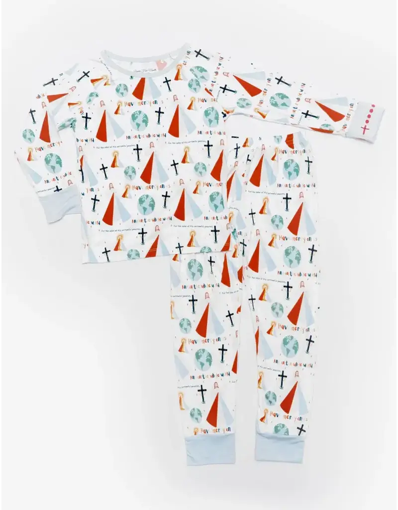 Divine Mercy Two Piece Kids Pajamas 2T