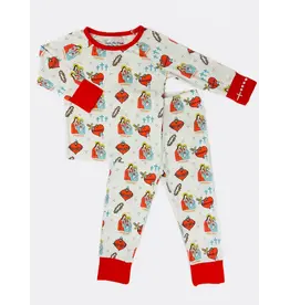 Sacred Heart of Jesus and Immaculate Heart of Mary Two Piece Kids Pajamas 4T