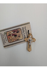 Holy Land Handicraft, LLC Handmade Olive Wood Benedict Crucifix