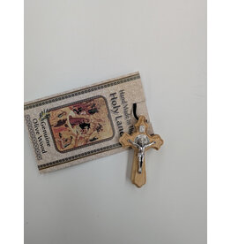 Holy Land Handicraft, LLC Handmade Olive Wood Benedict Crucifix