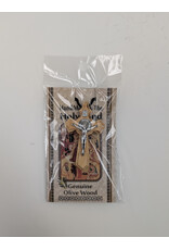 Holy Land Handicraft, LLC Handmade Olive Wood Benedict Crucifix