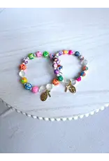 Be Still Prayer Space Colorful Clay Wrist Rosary Bracelet | Be Still Prayer Space