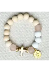 Be Still Prayer Space Mini Rosary Bracelet – Mystical Rose | Be Still Prayer Space