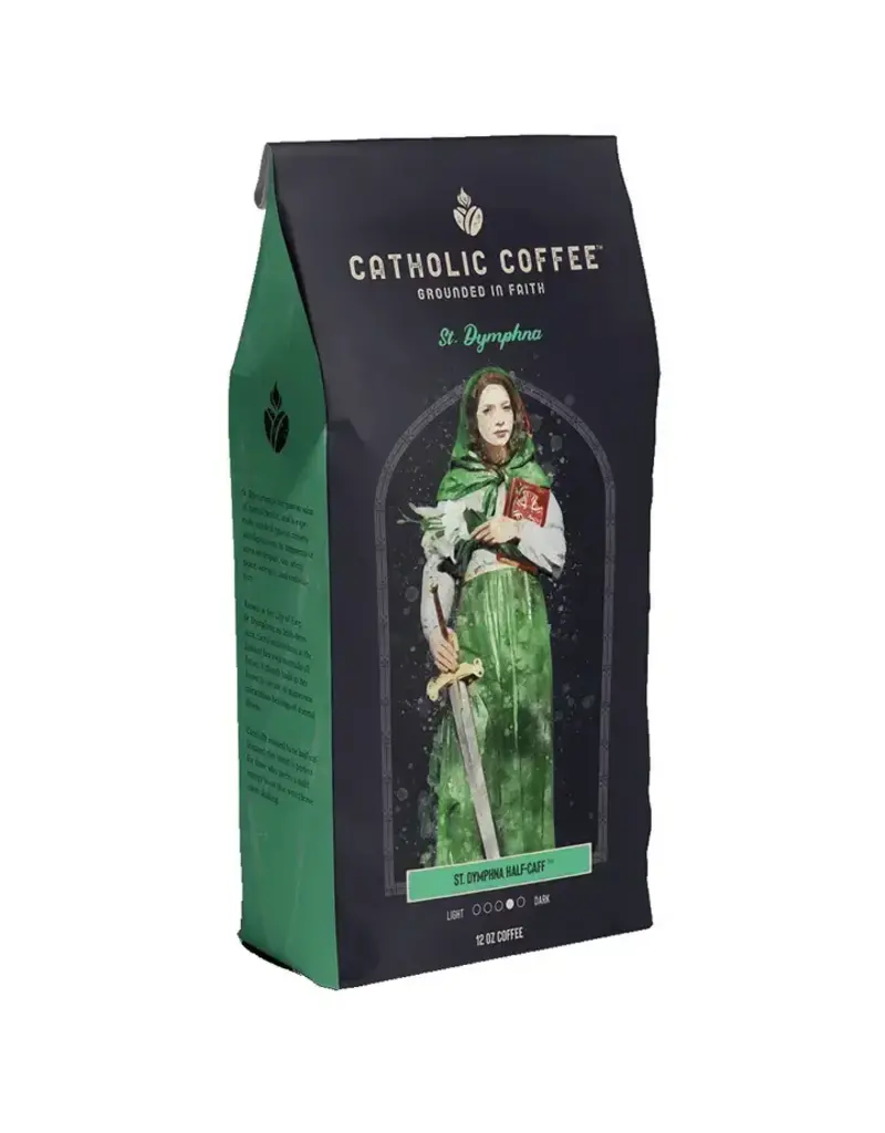 Catholic Coffee St. Dymphna Half-Calf | Catholic Coffee