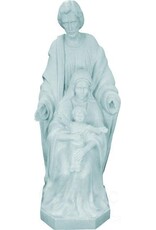 Space Age Plastics 24" Holy Family Plastic Garden Statue - Granite Finish
