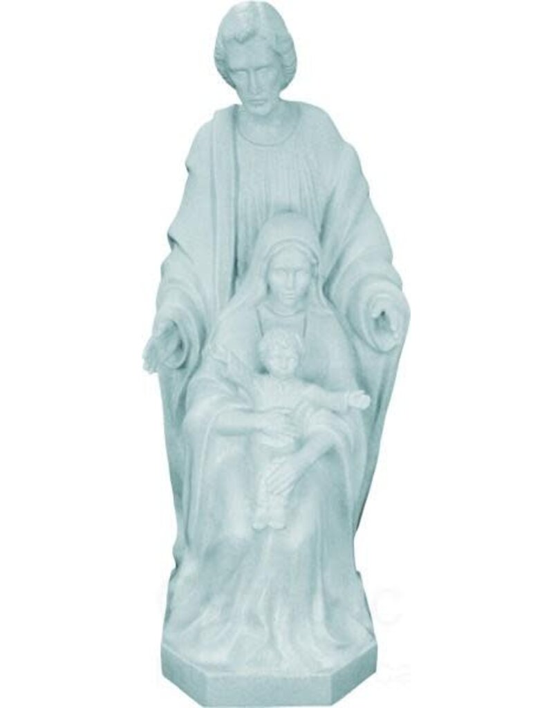 Space Age Plastics 24" Holy Family Plastic Garden Statue - Granite Finish