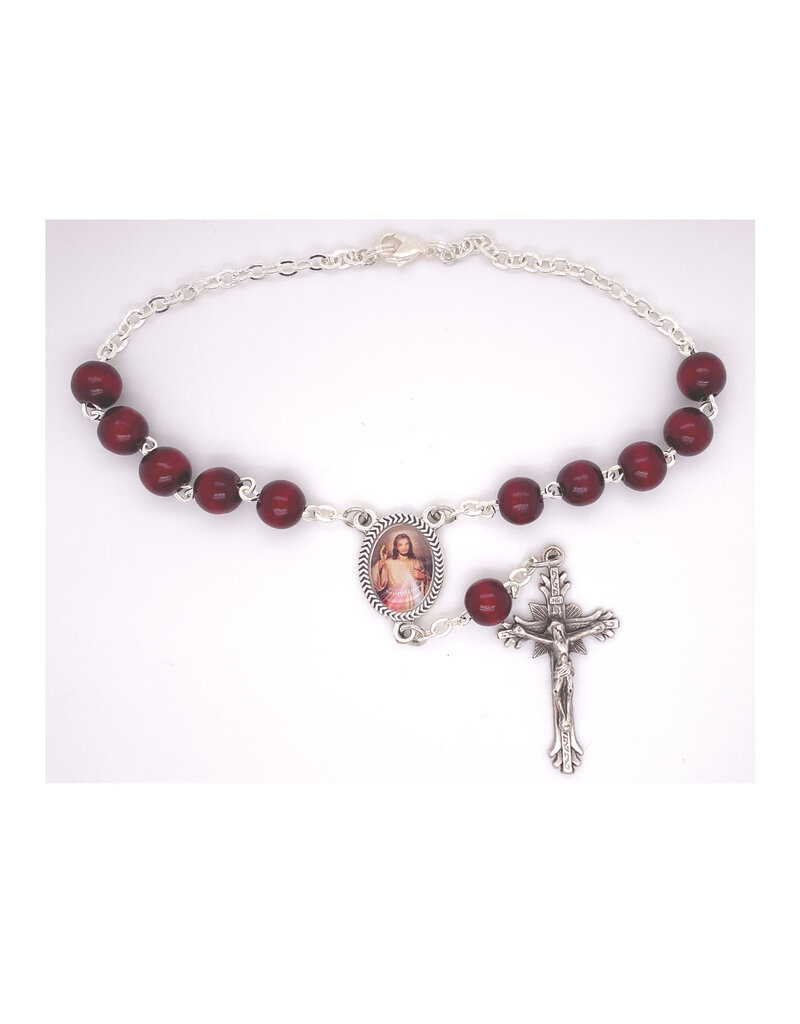 McVan Divine Mercy Red Auto Rosary