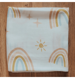 Chews Life Swaddle Blanket: Rainbow