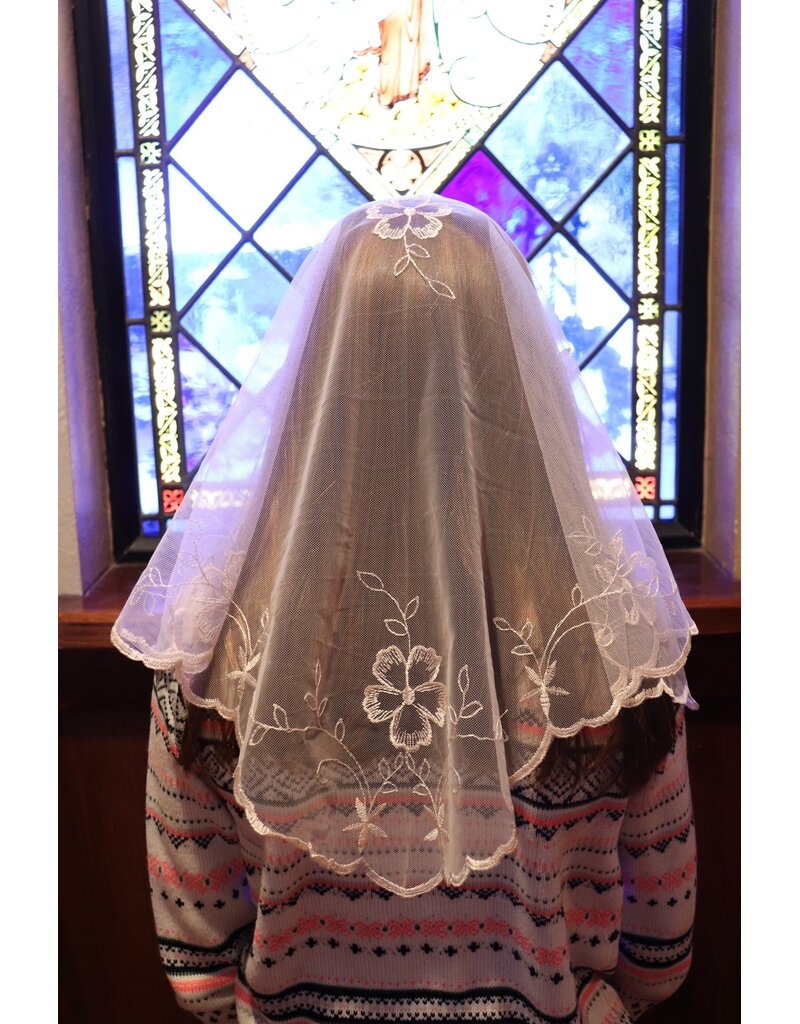 St. Stephen's Bookstore Spanish Mantilla Veil Rosa