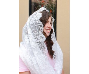Spanish Mantilla Infinity Veil Victoria - Queen of Angels Catholic Store