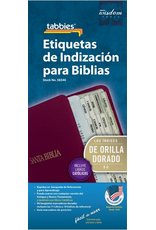 Tabbies Spanish Bible Tabs - Old & New Testament - Gold Edge