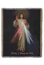 Anchor Productions Throw Blanket -The Divine Mercy/Jesus, I Trust In You (50" x 60")