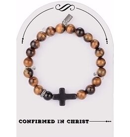 Roman, Inc Confirmed in Christ - Confirmation Stretch Bracelet - Boy (Carded)
