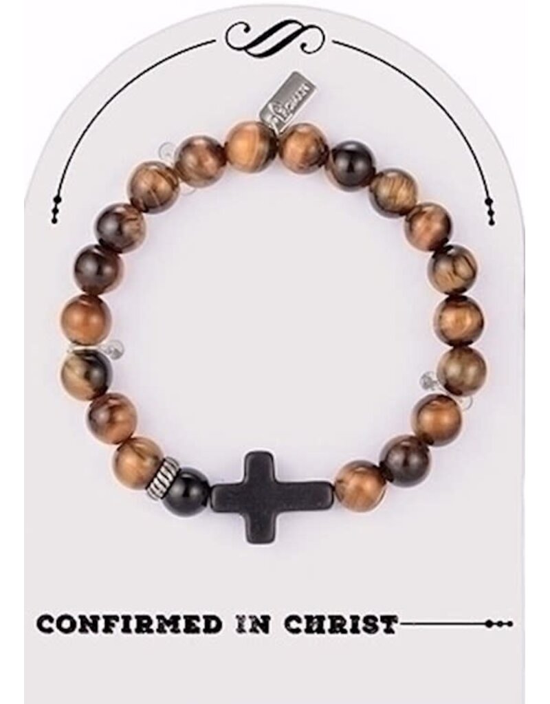 Roman, Inc Confirmed in Christ - Confirmation Stretch Bracelet - Boy (Carded)