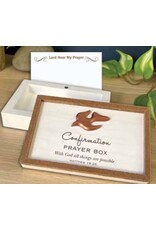 Abbey & CA Gift Confirmation Prayer Box with 25 Prayer Cards (5.5" x 3.5")