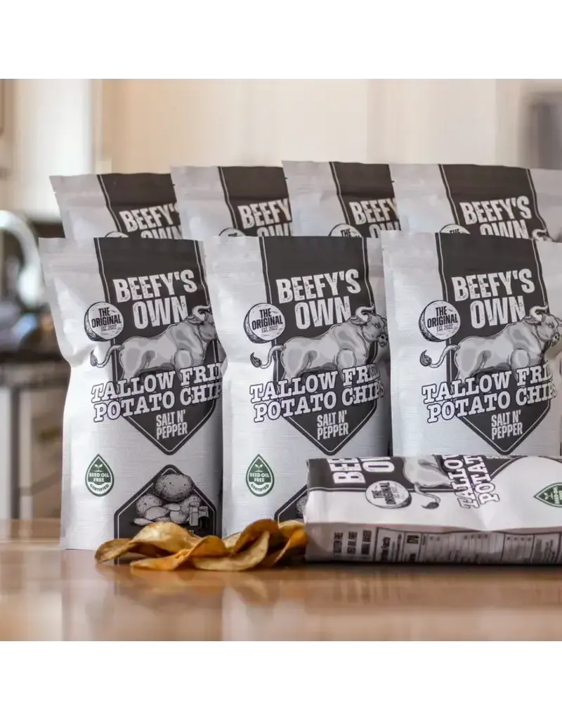 Beef Tallow Potato Chips -Salt N' Pepper