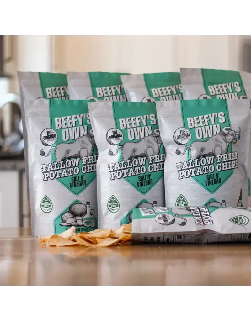 Beef Tallow Potato Chips - Salt N' Vinegar