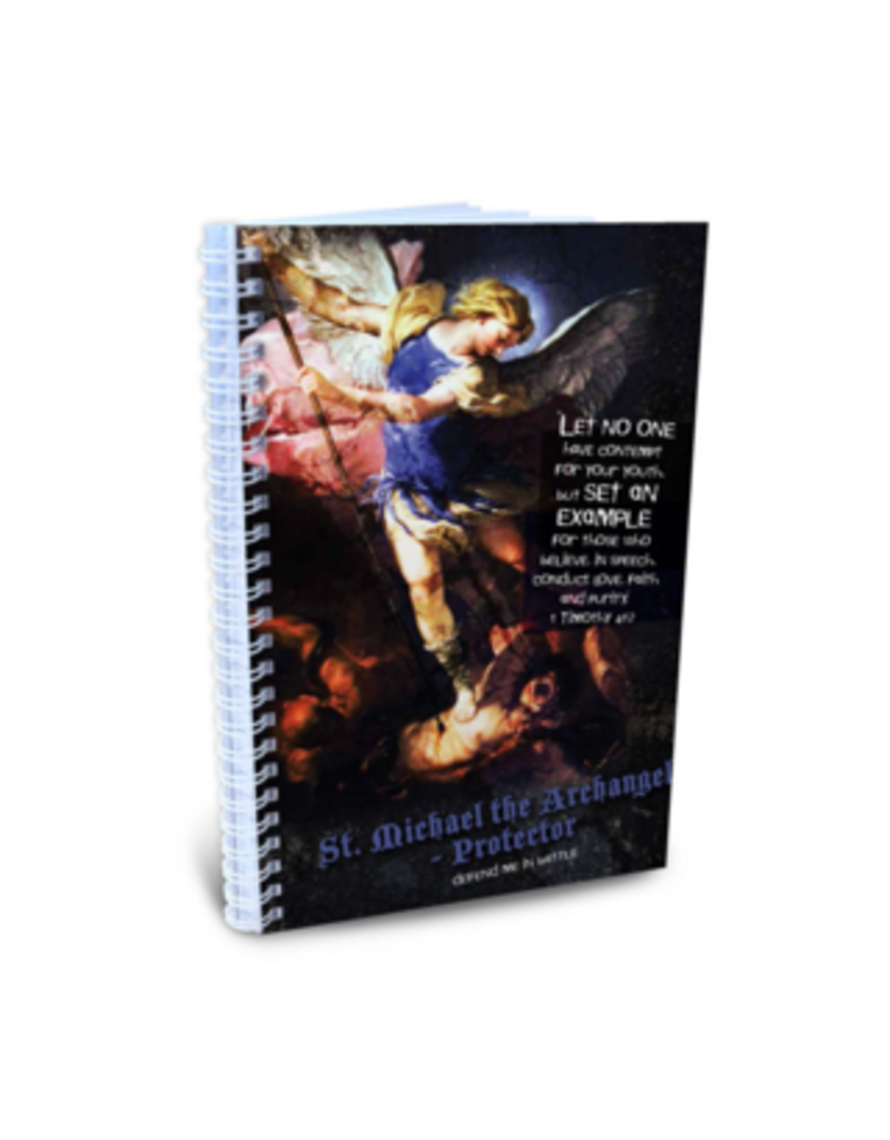 Full of Grace USA Teen Chastity Journal for Boys - St. Michael 5.5 x 8.5
