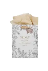 Christian Art Gifts Glory to God Luke 2:14 medium gift bag
