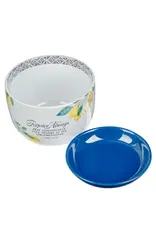 Christian Art Gifts Planter Lemons Rejoice Always 1 Thess. 5:16-18